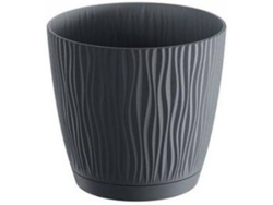 Maceta PROSPERPLAST Sandy P (Gris - 14.9 x 14.9 x 13.9 cm)