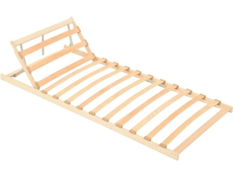 vidaXL Somier de láminas con cabecero ajustable de 13 láminas 70x200 cm