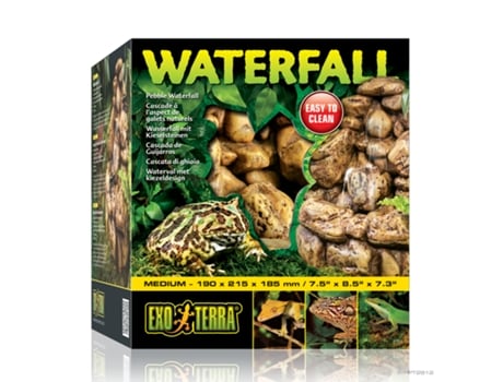 Cascada pebbles para reptiles y anfibios, M EXO TERRA