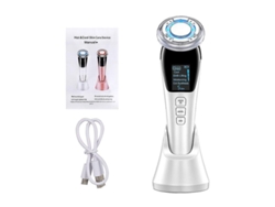 Masajeador Facial Ems De Calor Y Frío Con Luz De Fototerapia Led Para Efecto Lifting Y Tonificante De La Piel.
