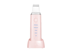 Masajeador facial, removedor de puntos negros, extractor con 4 modos, resistente al agua IPX6, recargable, inalámbrico, rosa Yunzii