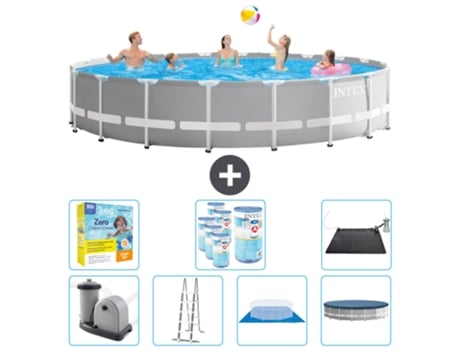 Piscina Tubular INTEX 26756GN-CB50 (32695 L - 610x132cm)