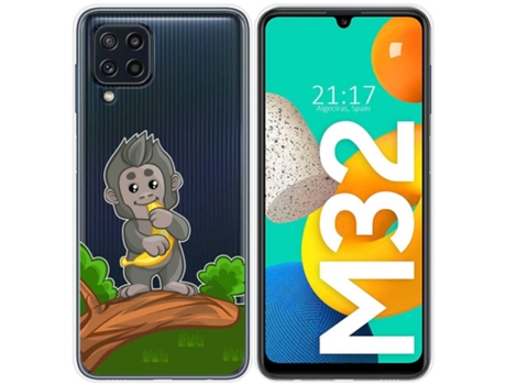 Carcasa Samsung Galaxy M32 TUMUNDOSMARTPHONE Dibujos Transparente Multicolor