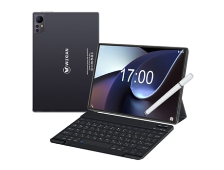 Tablet WUXIAN S39 Bluetooth Teclado Pluma Funda de Cuero 10.1'' 64Gb 4Gb Ram Wi-Fi4G Negro