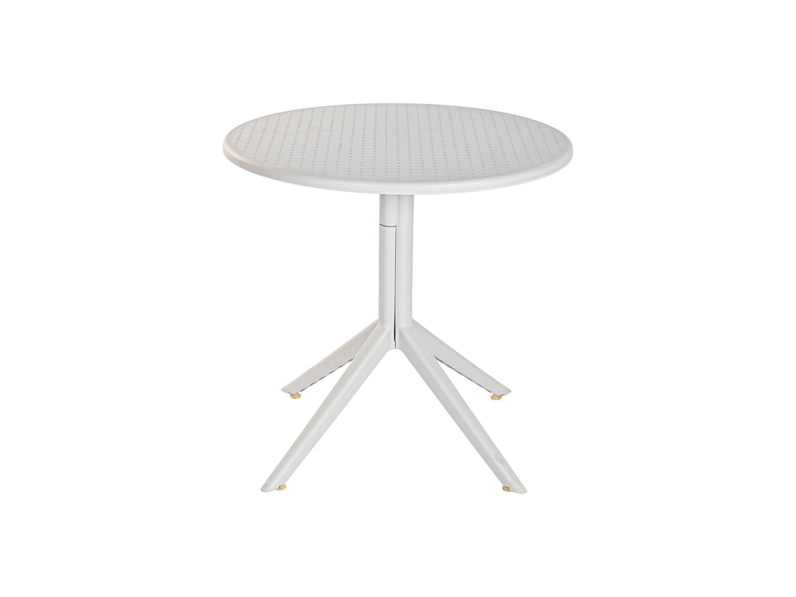 Mesa Metal Pp Reciclado Gris 80x80x75cm