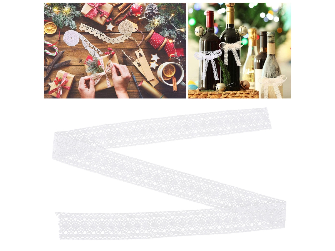 Hilo De Encaje De Algodón Diy De 4 Cm Y 10 Yardas, Elegante, Para Manualidades.