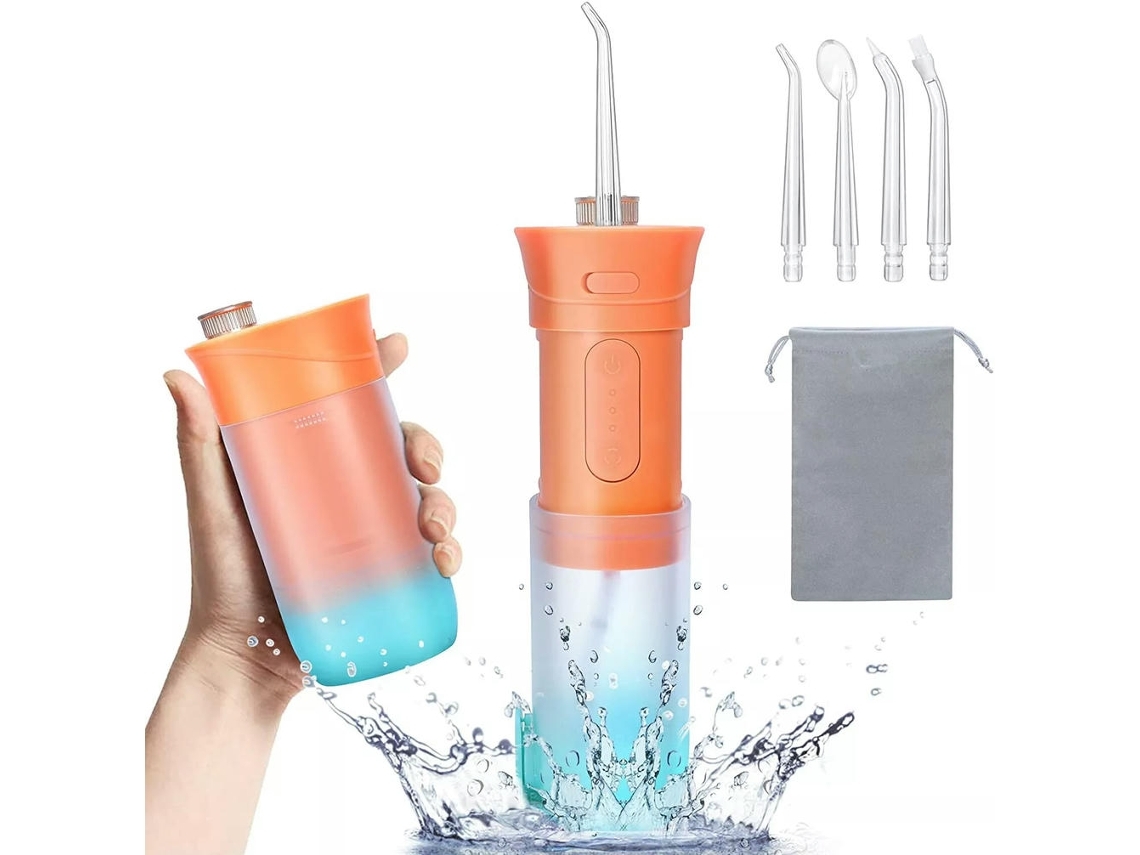 DIGITALLAB Irrigador bucal Agua Hilo dental inalámbrico portátil