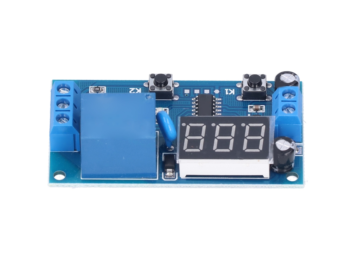 Módulo Controlador De Relés Con Temporizador Ajustable Y Control De Retardo De 12 V.