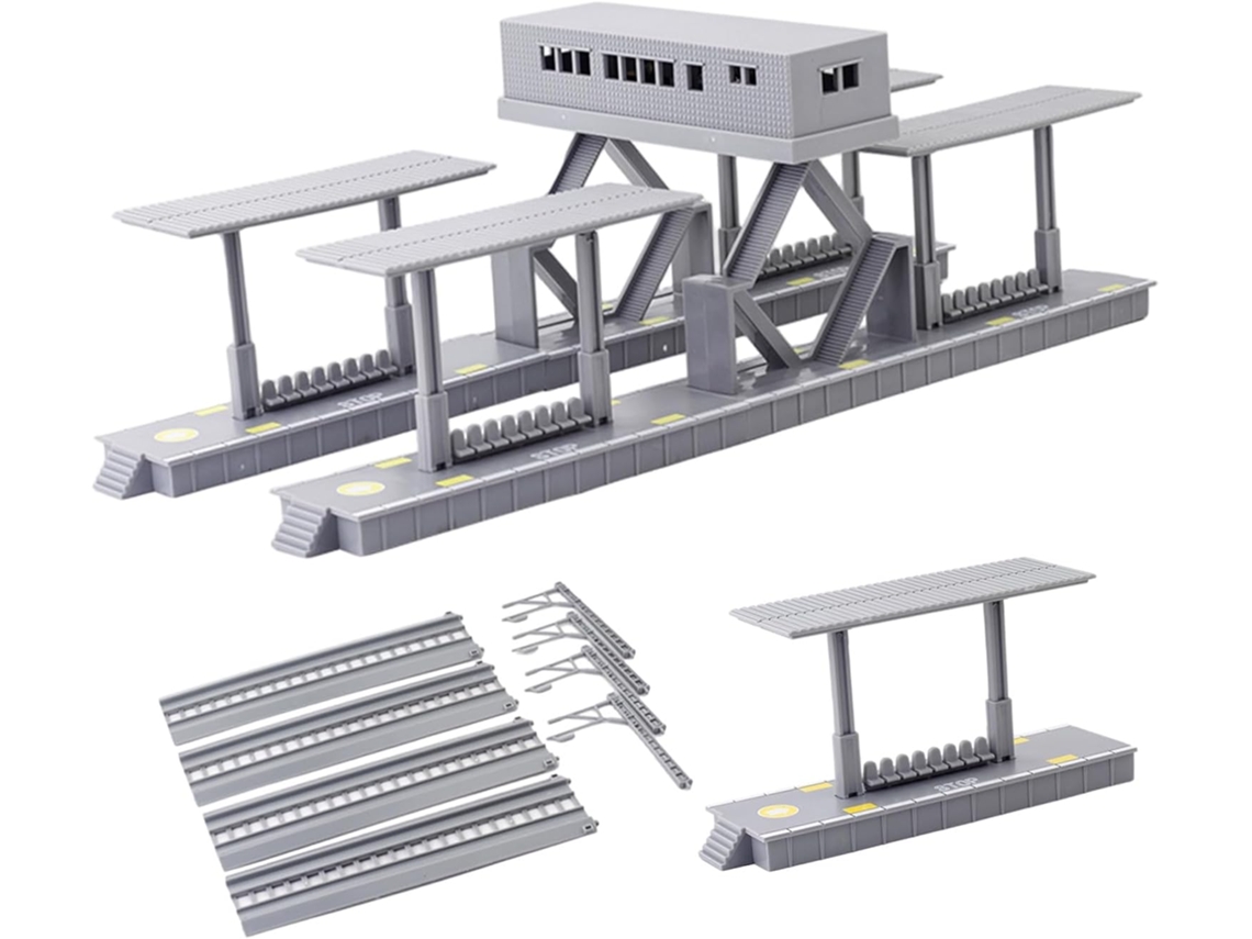 Plataforma De Refugio Para Maquetas De Trenes, Mesa De Arena Para Modelismo, Accesorios De Bricolaje