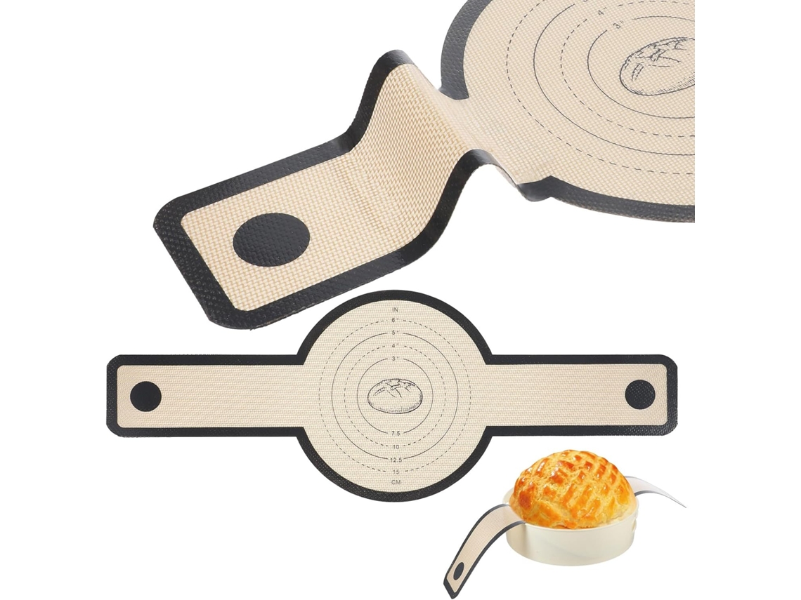 Tapete De Silicona Reutilizable Para Ollas De Hierro Fundido Con Mango Largo Y Antideslizante.