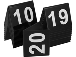 Caballetes De Mesa Numerados De Doble Cara 5 X 6