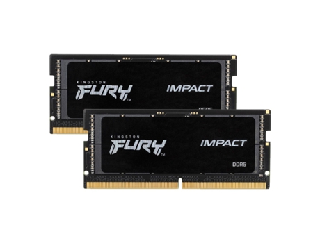 Memoria RAM DDR5 KINGSTON Fury Impact So-Dimm Kf548S38Ibk2-16 (2 x 8 GB - 16 GB - 4800Mhz)