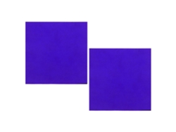 Placas De Vidrio Azul Cobalto De 10x10 Cm Para Experimentos De Química De Laboratorio, 2 Unidades.