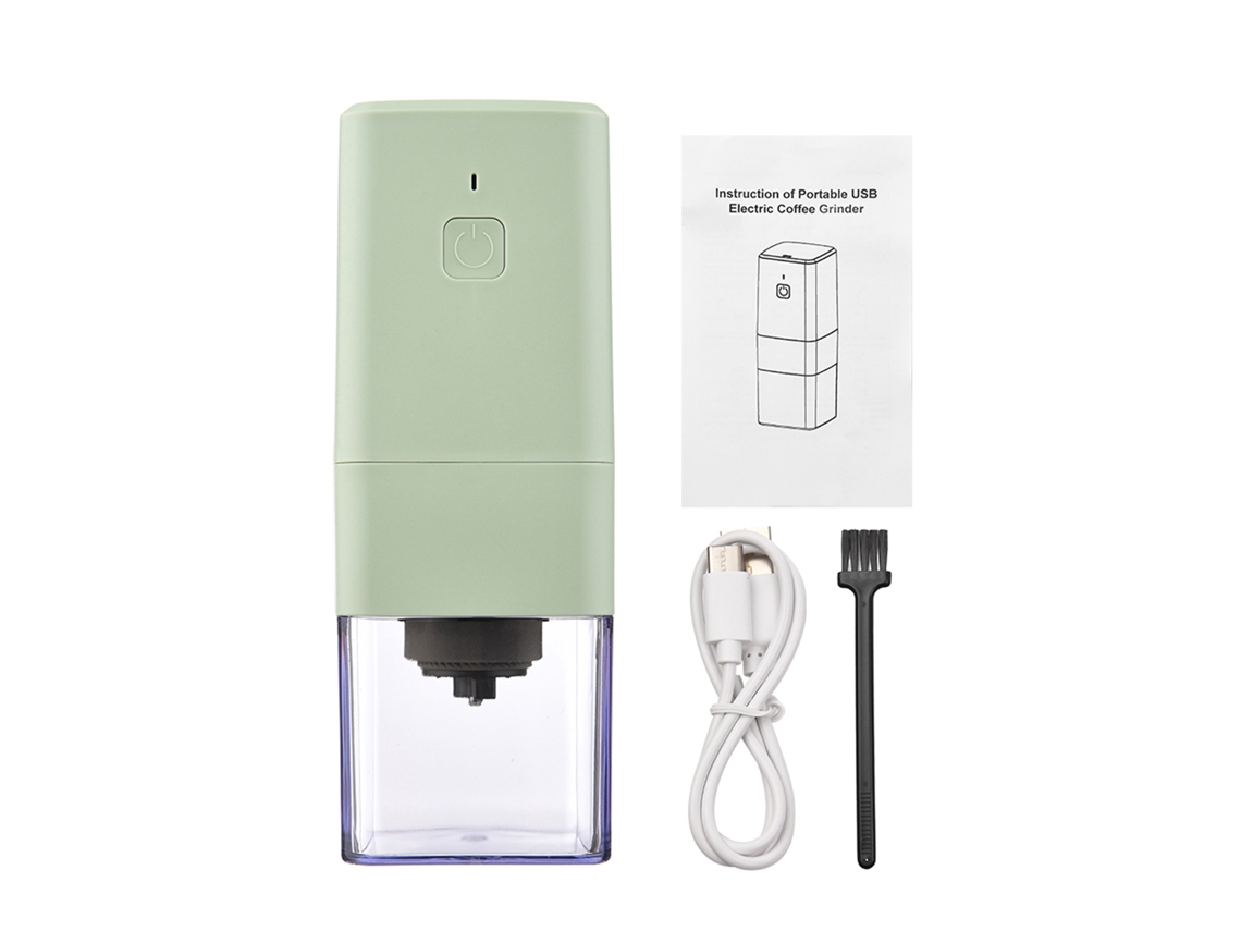 Mini Molinillo De Café Eléctrico Portátil Con Ajuste De Molienda Y Cámara Extraíble Para El Hogar, Los Viajes Y La Oficina.