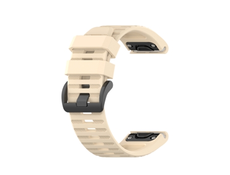 Correa Smartwatch para Garmin Fenix 6X 26mm Silicona (Beige)