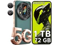 Smartphone Resistente 5g Oukitel Wp200 Pro Con Auriculares Bluetooth 72 Gb 1 Tb 6.7" Fhd+ 120hz 8800 Mah 108 Mp Nfc Verde