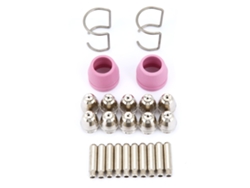 Kit De Consumibles Para Cortadora De Plasma Ag60 Sg55: 24 Piezas Electrodos Boquillas Copas