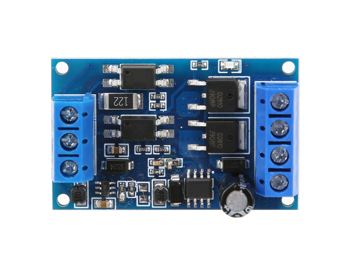 Módulo Controlador De Interruptor Gatillo De Doble Mos Pwm Regulador Placa Para Motor 10a 600w
