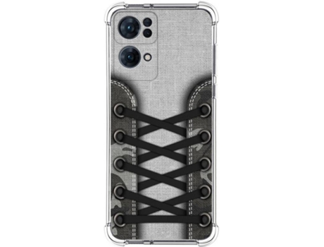 Carcasa Oppo Reno 7 Pro 5G TUMUNDOSMARTPHONE Dibujos Antigolpes Zapatillas 16 Multicolor