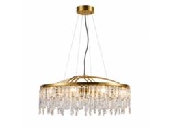 Lámpara De Techo De Cristal Pibaogu Asled-807 (dorado)