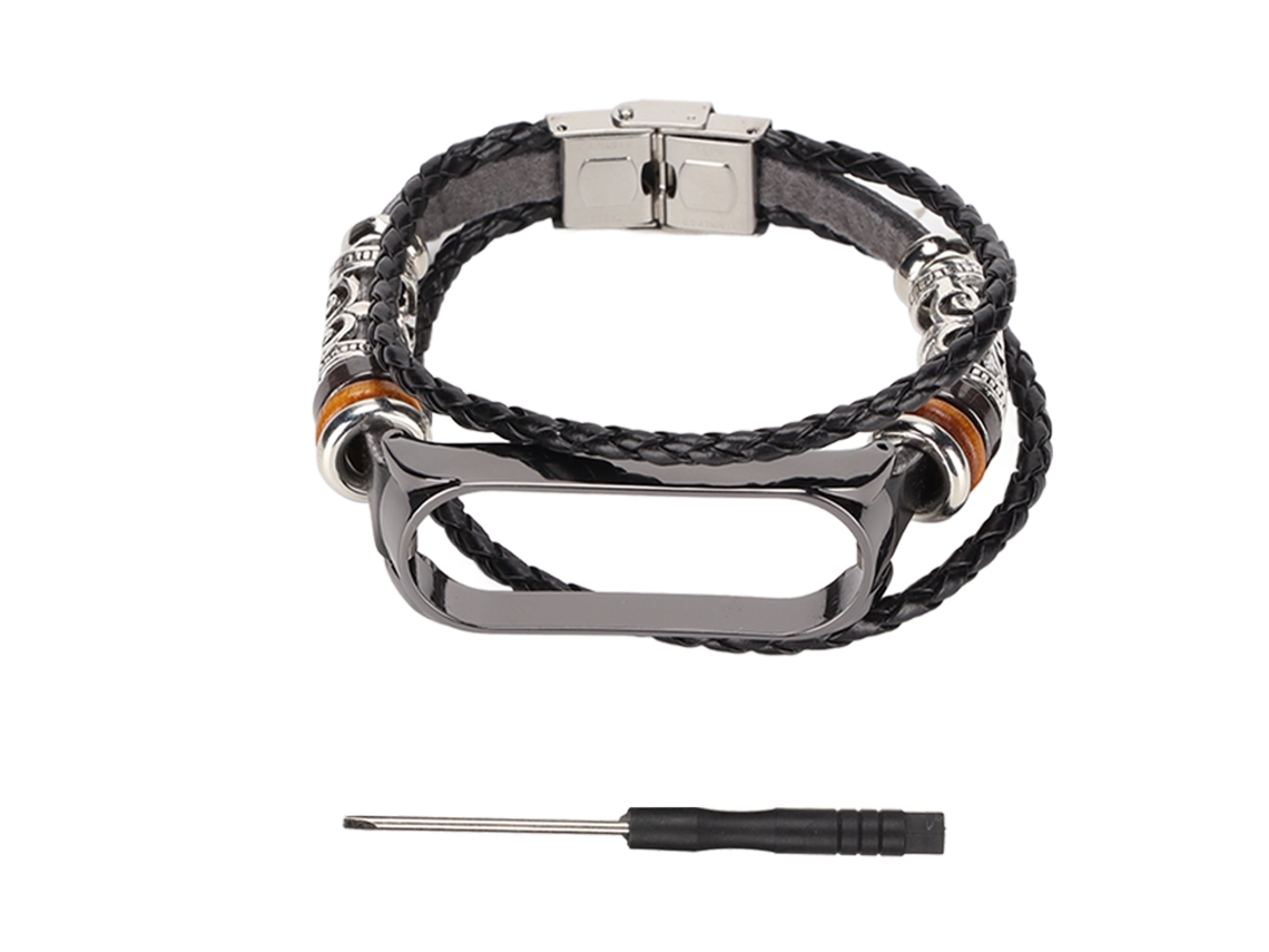 Pulsera Compatible Con Xiaomi Mi Band 6/5 Nfc Étnica Retro Diy De Reemplazo