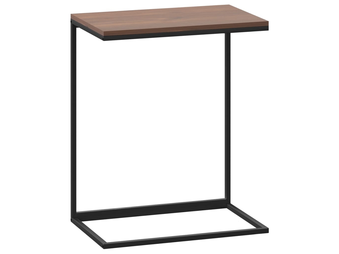 Mesa de centro 55x35x66 cm Derivados de madera Negro MAISON EXCLUSIVE