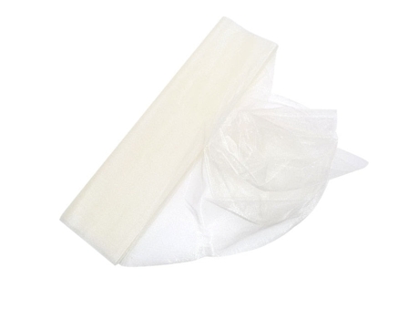 Rollo Transparente De Crystal Organza Tulle Utilizado Para La Decoración De Bodas De La Fiesta De Cumpleaños (Champán)