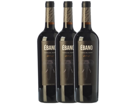 Vino ÉBANO Ébano Salvaje Tempranillo Ribera Del Duero Crianza (0.75 L - 3 unidades)