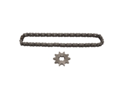 2026-kit Piñón Cadena 428 10d 17mm Acero Cadena 60 Eslabones Para Atv Kart Moto 50cc-250cc Off Road
