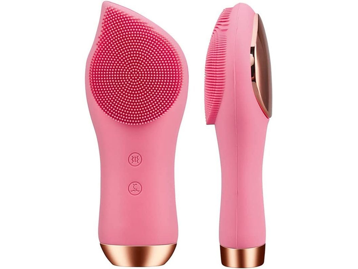 Cepillo De Limpieza Eléctrico, Unidad De Cepillo De Limpieza Sónica, 3 Modos Para Limpieza Profunda, Exfoliación Suave Y Masaje, Color Rosa.