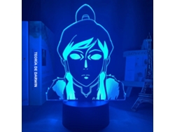 (estilo 7) Luz Led 3d Anime Avatar: La Leyenda De Aang