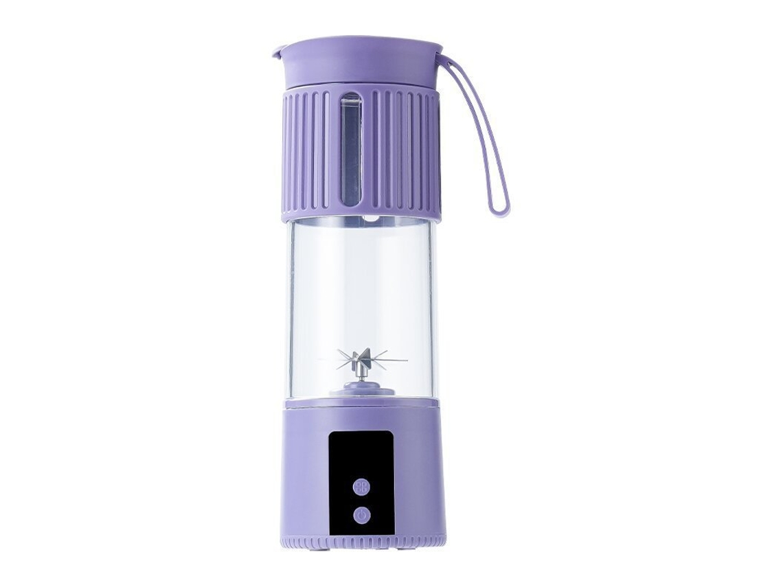 Exprimidor CHRUI De Zumo De 450 Ml, Recargable Por Usb, 7,4 V, 10 S, Fácil De Limpiar (Morado)