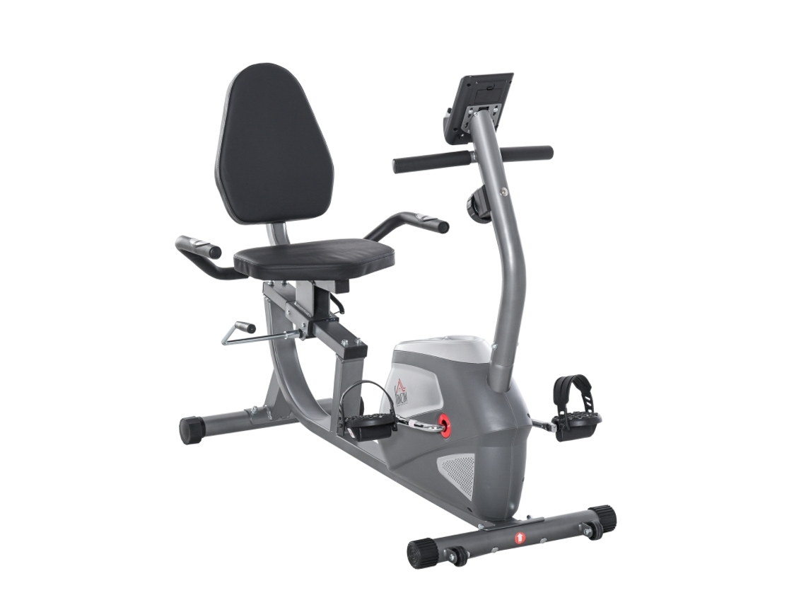 Bicicleta Estática Reclinada Con Pantalla Lcd Y 8 Resistencias