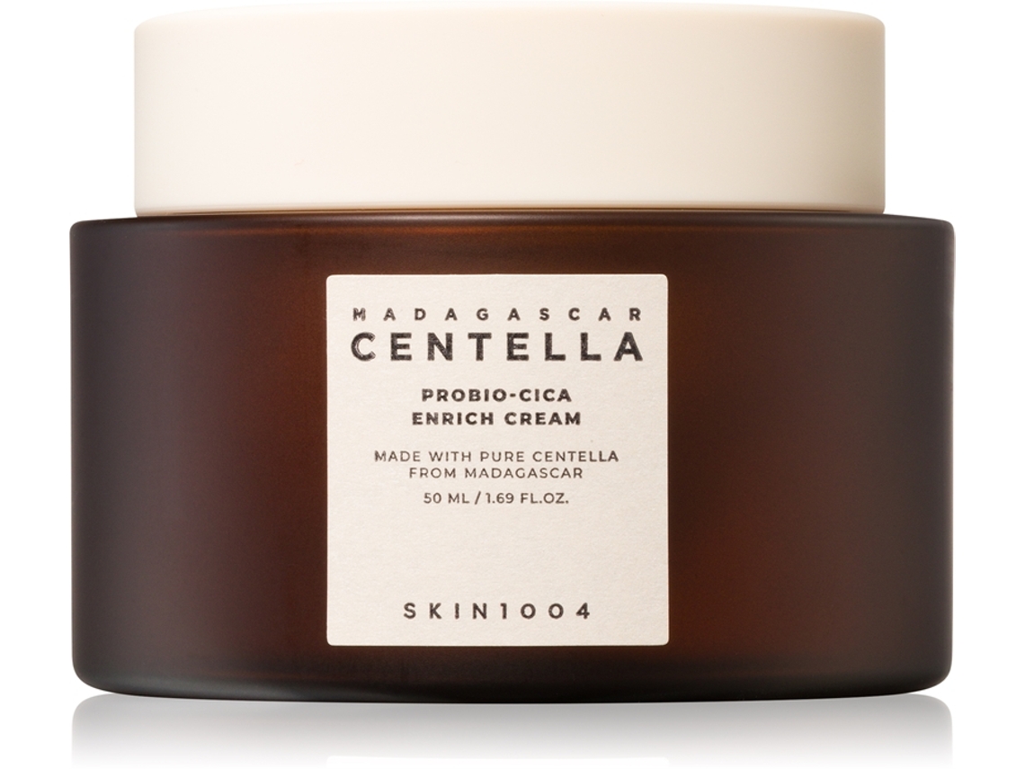 Crema hidratante rica en centella de Madagascar, probiótica y cica (50 ml) Skin1004