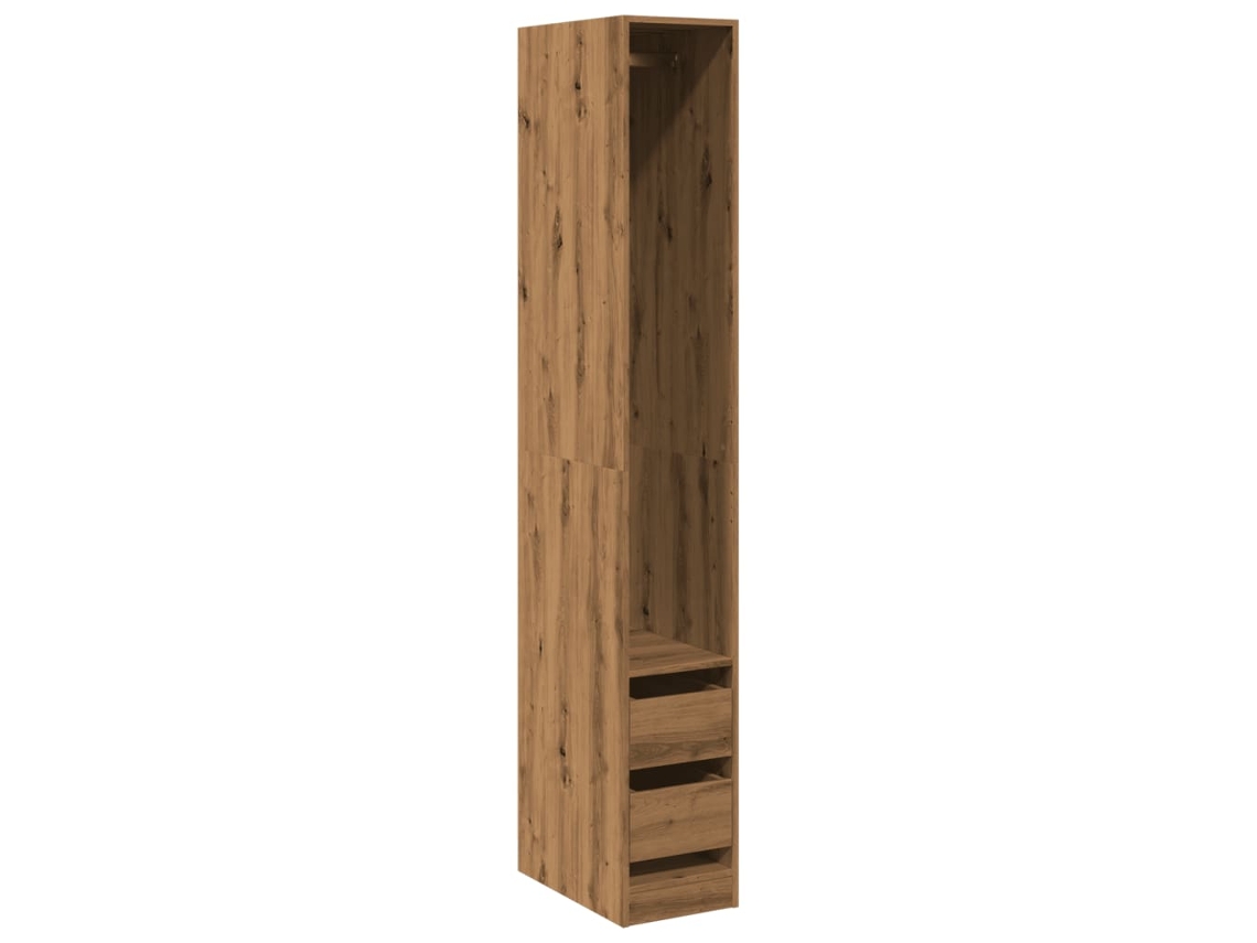 Armario artesanal de roble Maison Exclusive en derivados de la madera, 30x50x200 cm