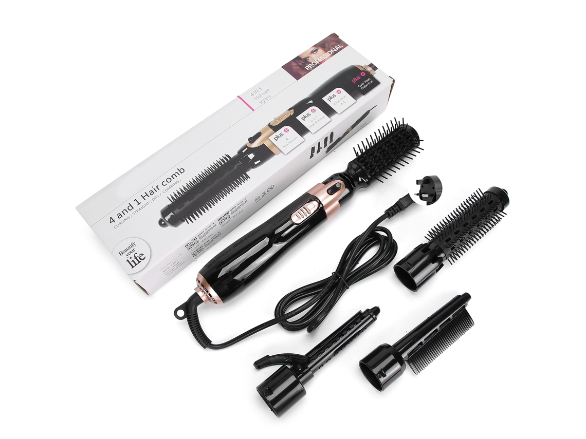 Plancha De Rizado Automática 4 En 1 Multifunción Cerámica 2 Temperaturas 220v Plug Uk
