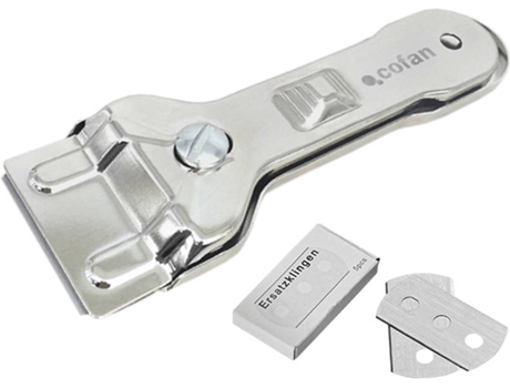 Rasqueta De Vitrocerámica Inox. Modelo Sena 13,5X4,5 Cm