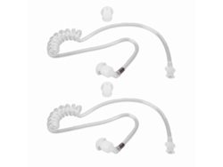 Tubo Acústico Transparente Para Auriculares De Radio Bidireccional Motorola, Paquete De 2 Unidades.
