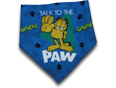 Pañuelo para Perros ANIMALZAN Garfield Talk to the Paw (S - Azul)
