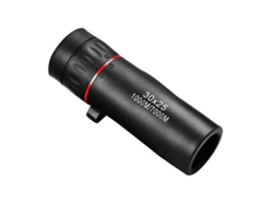Telescopio monocular de visión nocturna HD 30x25 con zoom de 10x, color negro Gusshious