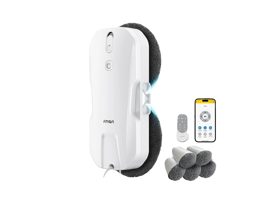 Robot limpiacristales, succión de 5300 Pa, navegación inteligente, Fmart T11