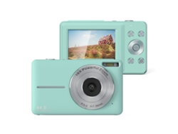 Cámara digital Cuich DC403 1080P, zoom 16x, luz de relleno anti-LED, tarjeta TF de 32 GB, color verde