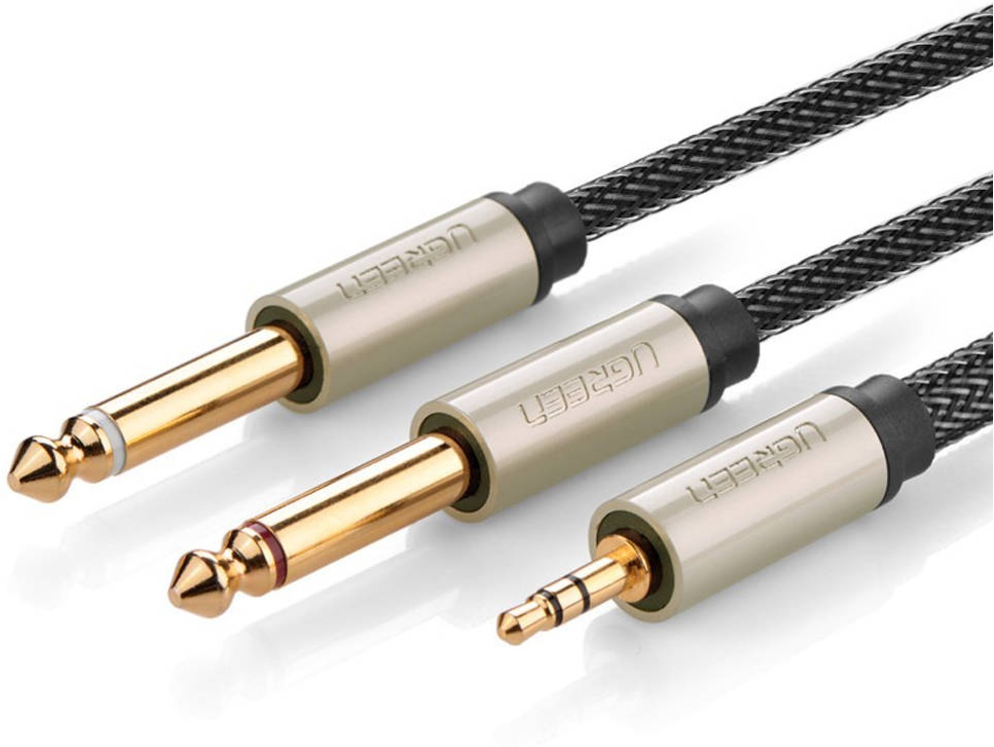 Cable de Audio UGREEN (1 m - Negro)