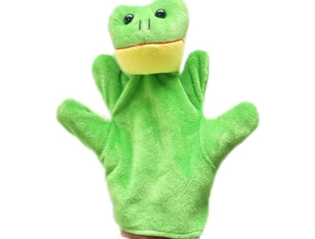 Muñeca de Dedo de Felpa Animal de Marioneta de Mano Grande de 10 Estilos Rana