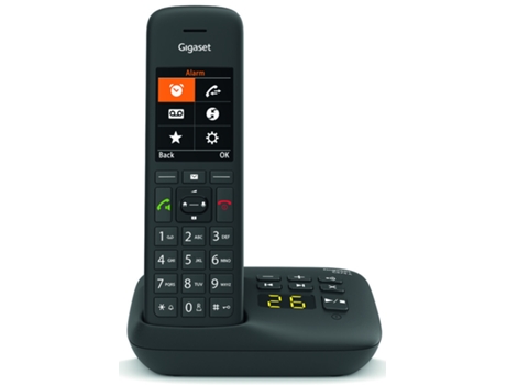 Teléfono inalámbrico Dect blanco con contestador C575A
