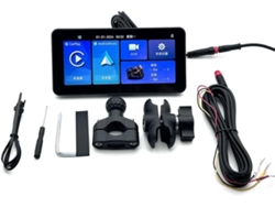 Navegador Gps Portátil Para Motocicleta De 6,25 Pulgadas Sin Carplay/android Auto Con Pantalla Táctil.