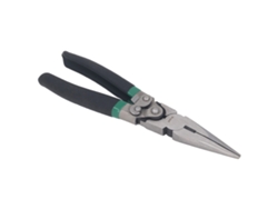 Alicates De Punta Fina Crv De 8 Pulgadas Con Mango Antiderrame Para Joyería Y Proyectos Artísticos.