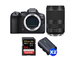 Canon Eos R6 Mark Ii + Rf 24-240mm F/4-6.3 Is Usm + 1 Sandisk 64gb Uhs-ii 300mb/s + 2 Canon Lp-e6nh + Ebook “20 Consejos Para Fotos Que Impactan”