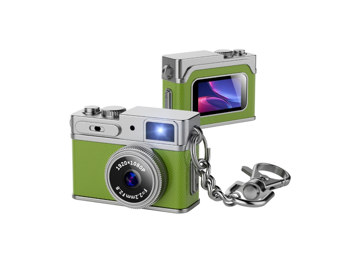 Cámara Digital Czhhmart Mini 1080p Full Hd, Tarjeta De Memoria No Incluida (verde)
