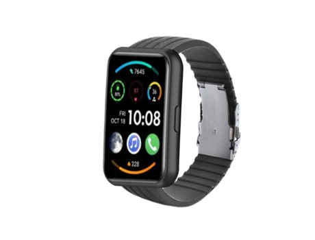 Correa Silicona Stripe Adaptable Huawei Watch Fit 2 Gris